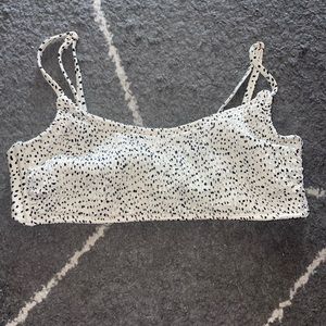 Animal Print Bikini Top